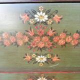 Old green-coloured dresser