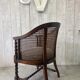 Antique chair with caning