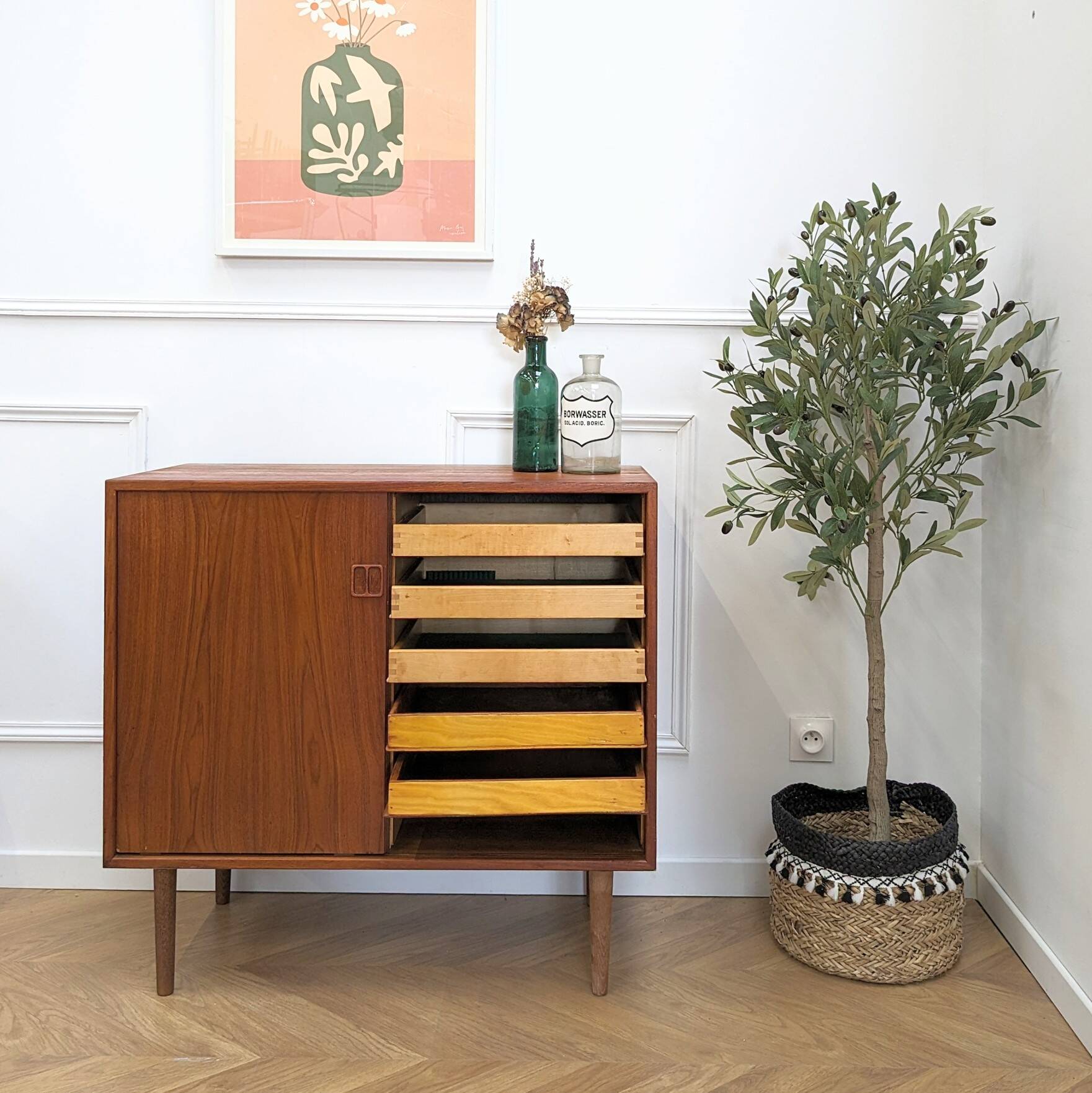 Vintage Scandinavian sideboard