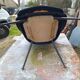 Vintage Black Sheepskin Armchair
