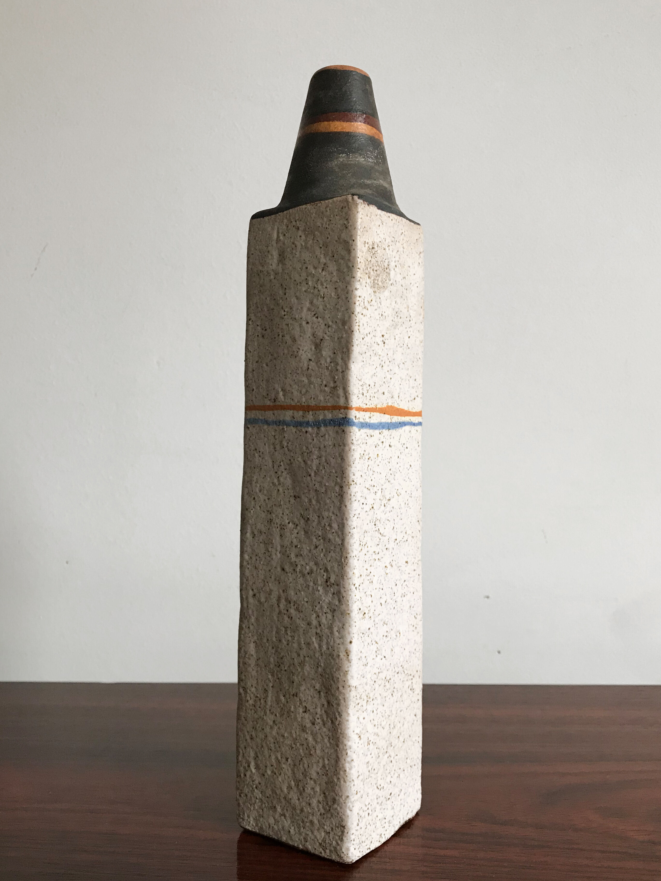 Ivo Sassi italian ceramic set vases bottles, 1950s