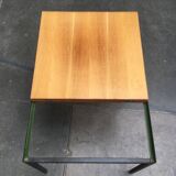 Mid-century minimalist convertible side table model T-Angle by Florence Knoll for Knoll International, 1950s.