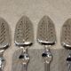 4 silver-plated absinthe spoons by Christofle, 17.5cm
