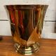 Christofle champagne bucket, gilded metal, twisted model.