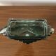 Large art-deco glass vase San Miguel (Spain). Handmade (original label)
