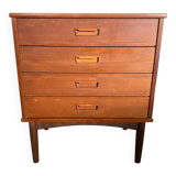 Scandinavian teak chest of drawers from the 60s
