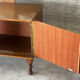 Coiffeuse vintage à miroir triptyque, années 1950