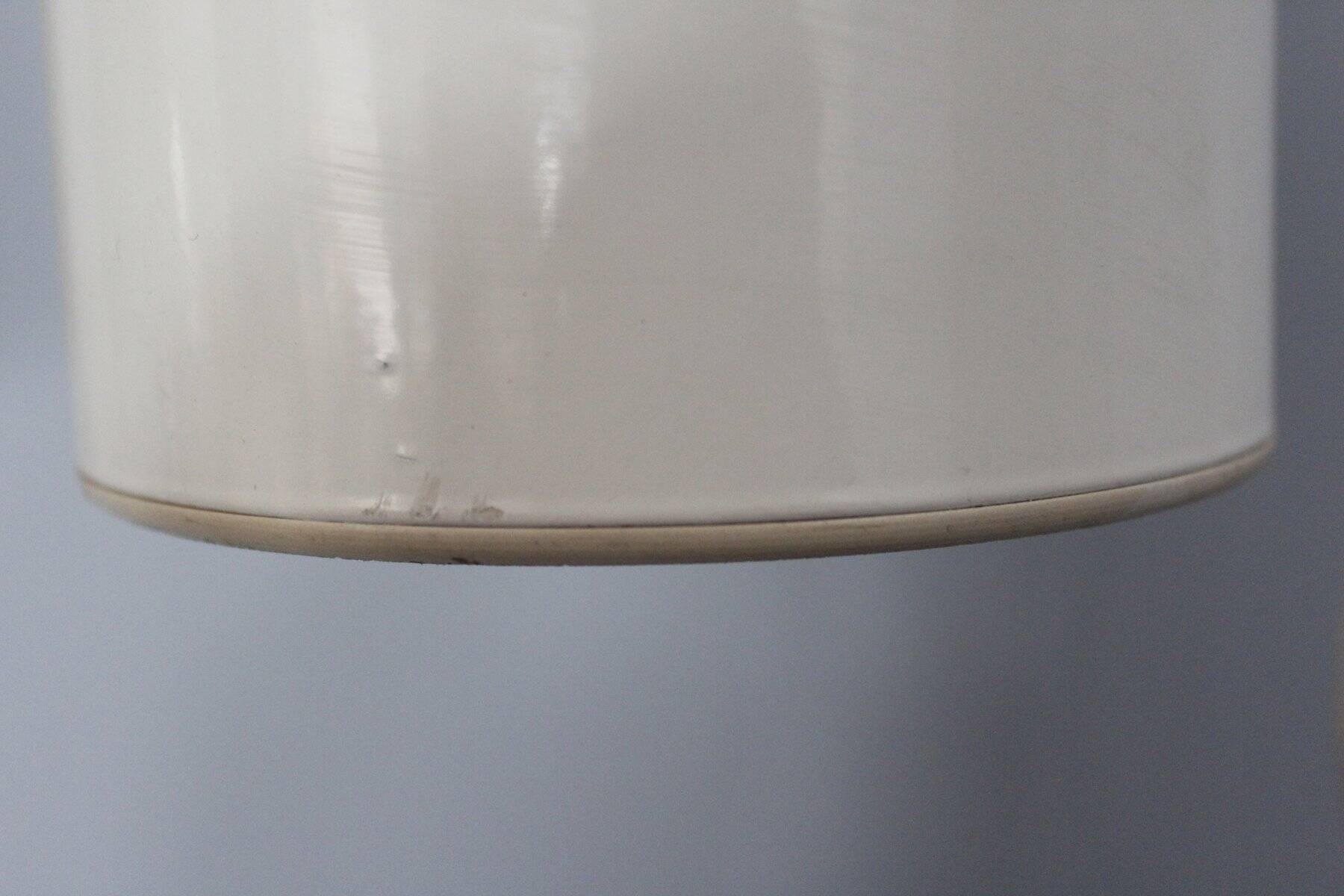 White Ceiling Lights, 1970s, Set of 2