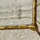 Table basse en bronze doré 1960