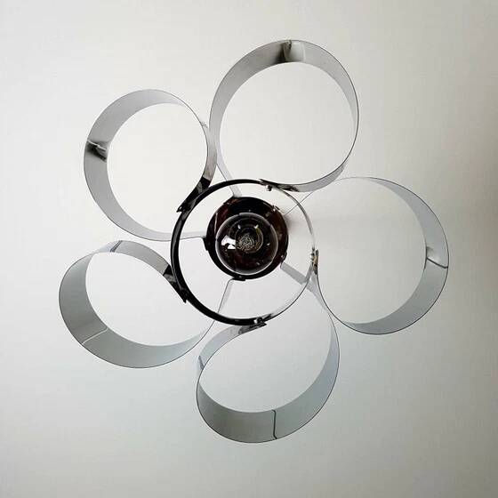 Chrome spiral suspension space age 1970