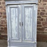 Armoire alsacienne Rustique fin 19 Eme sapin Peint