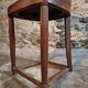 Chaise française ancienne en hêtre – Début 1900 – Dossier courbé massif