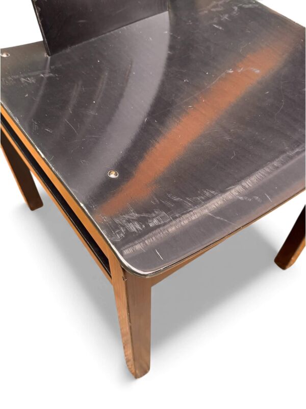 Série de 3 chaises Baumann noires, modèle Argos