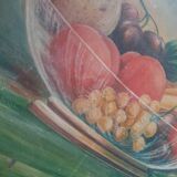 Oil on antique panel