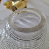 Holophane glass pendant lamp