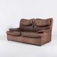 Vintage 2-seater sofa in aniline leather from the 1970s