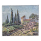Huile sur toile signée, Mas en Provence