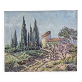 But in Provence - Oil on canvas signed