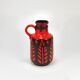 Large Ceramic Art Vase "Fat Lava" by Scheurich, West Germany, 1970s