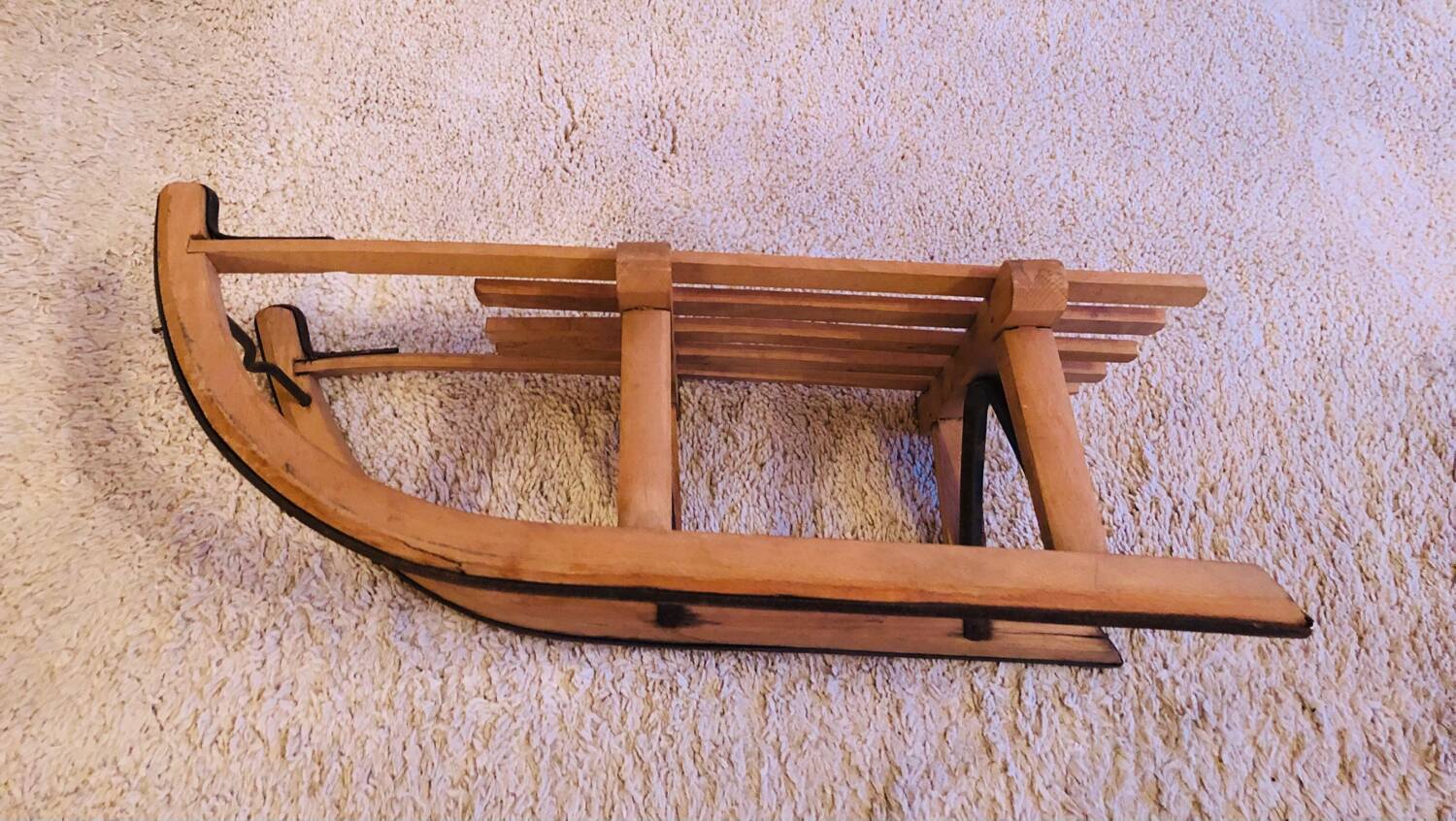 Vintage wooden sled from the 1950s/60s