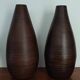 Pair of bamboo vases