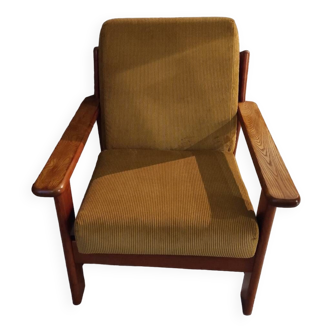 Large fauteuil années 70
