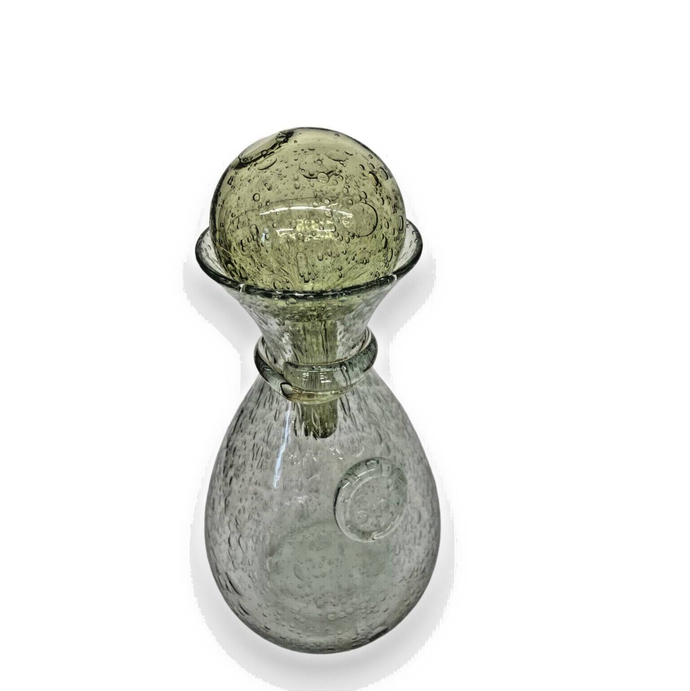 Carafe en verre bullé Biot