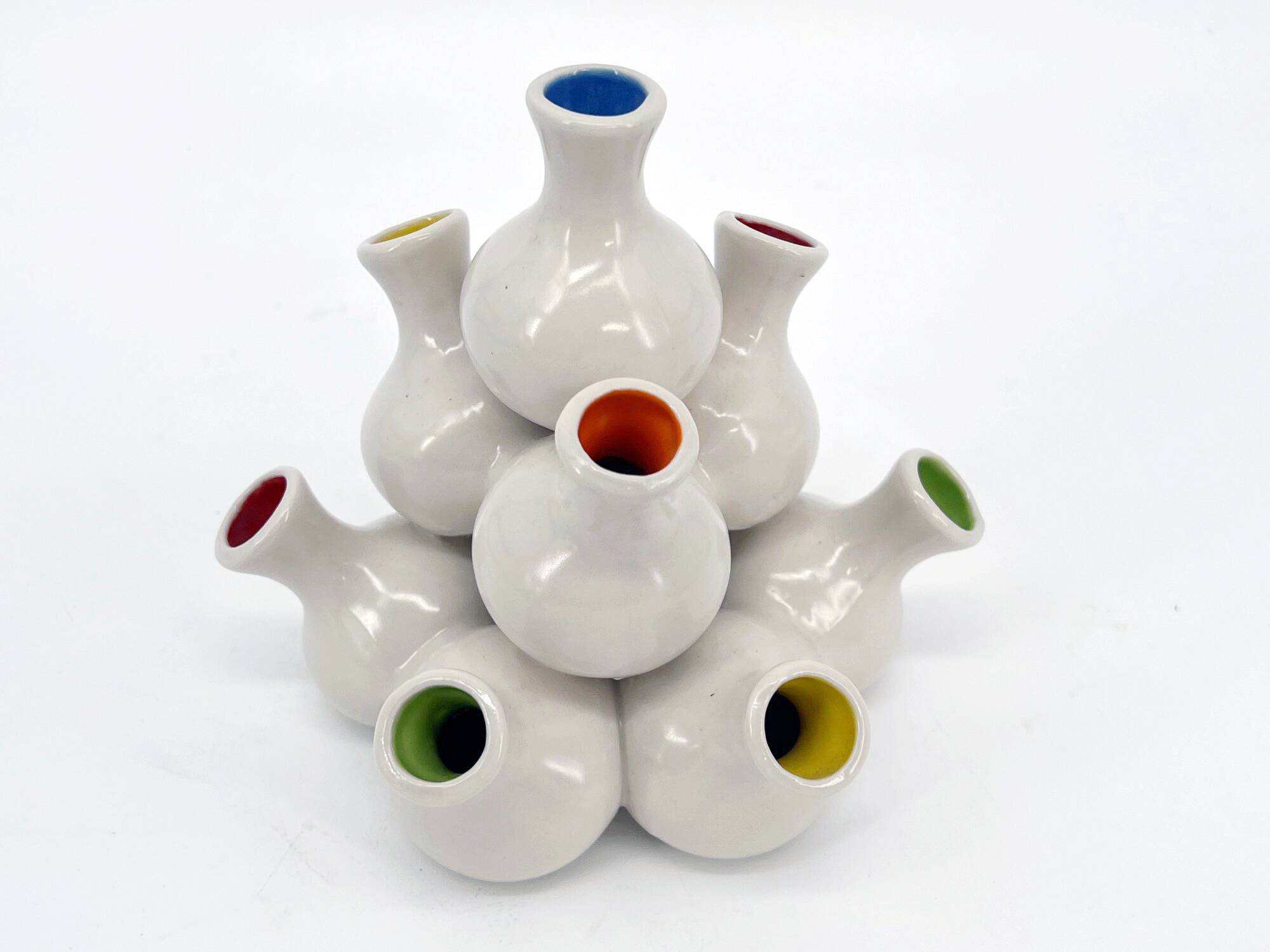 Vintage Tulip Vase • Ceramic • 1980's