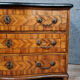 Curved chest of drawers Louis XV period in precious wood marquetry around 1750