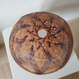 Lampshade wicker flower