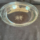 Cup/bezel in metal and glass