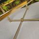 Table basse vintage laiton 1980"