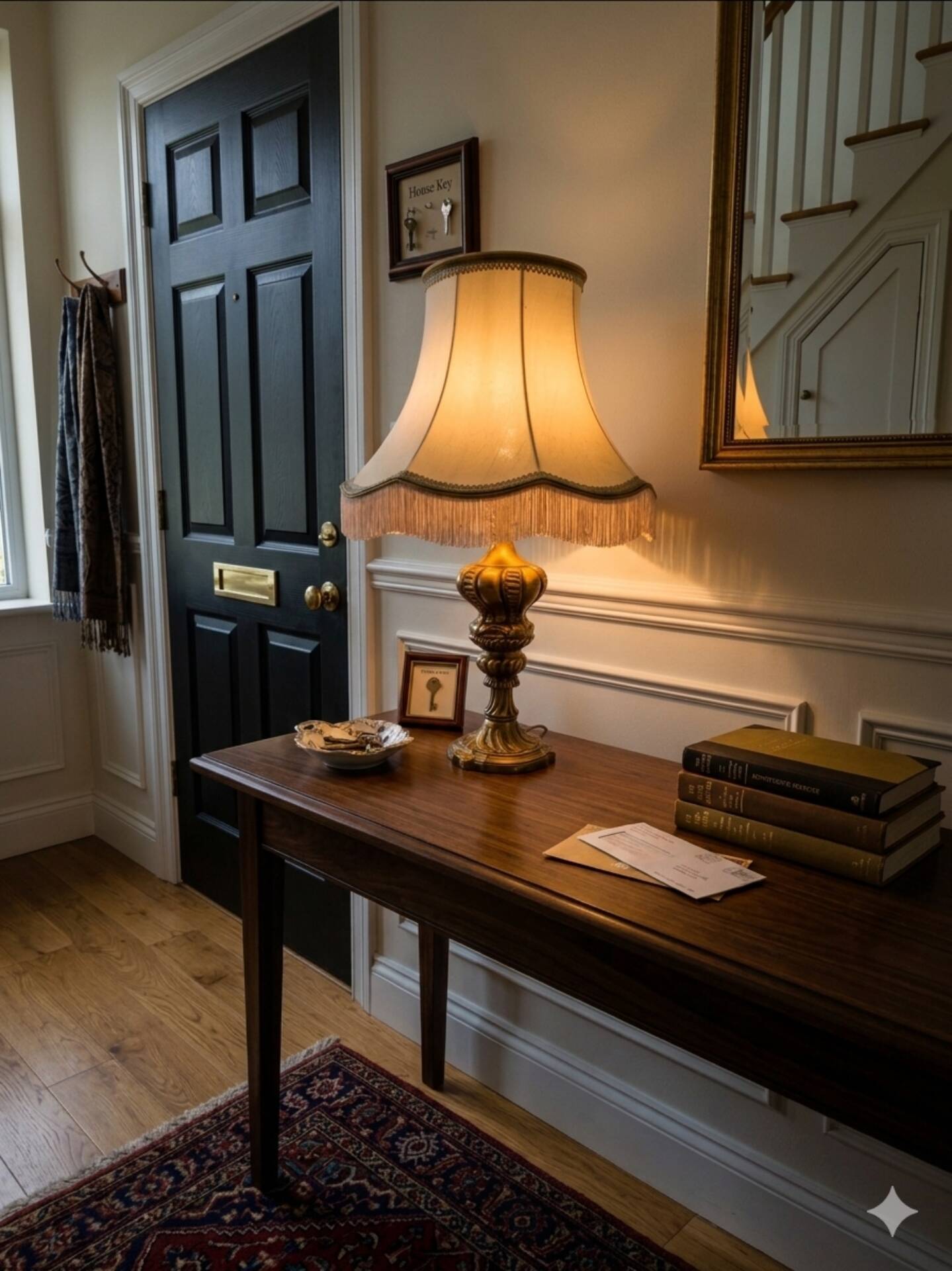 Bronze table lamp in Louis XV style