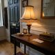 Bronze table lamp in Louis XV style