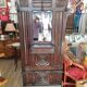 Breton carved wood cloakroom, 1930