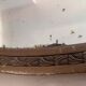 Antique beveled oval mirror 65cm