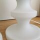 Ensemble de 2 lampes de table vintage en verre blanc, signées Ivan Jakes, Tchécoslovaquie, années 1960