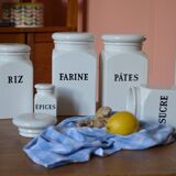 Set of kitchen jars