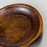 Vintage hand-carved wooden bowl