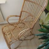 Rocking chair rattan