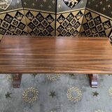 Monastery coffee table in solid mahogany