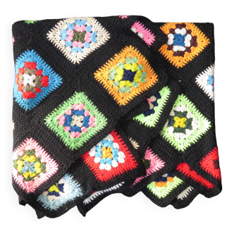 70's crochet blanket