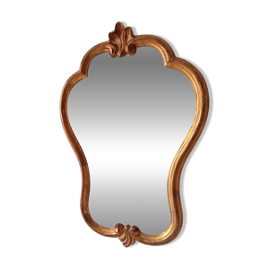 Miroir rocaille en bois - style