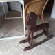 Wooden rocking horse