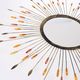 Metal sun mirror