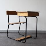 Vintage wooden school desk.
