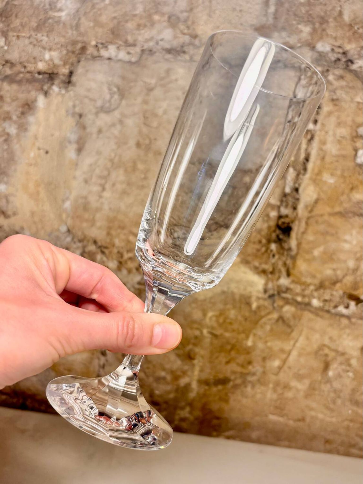 1 Lalique Chenonceaux champagne flute