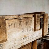 Solid oak ammunition box