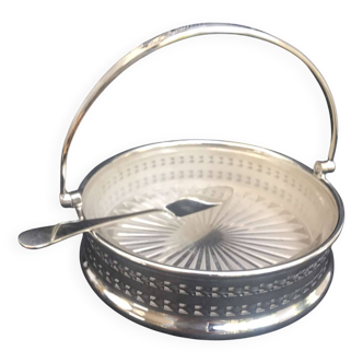 Antique English butter dish