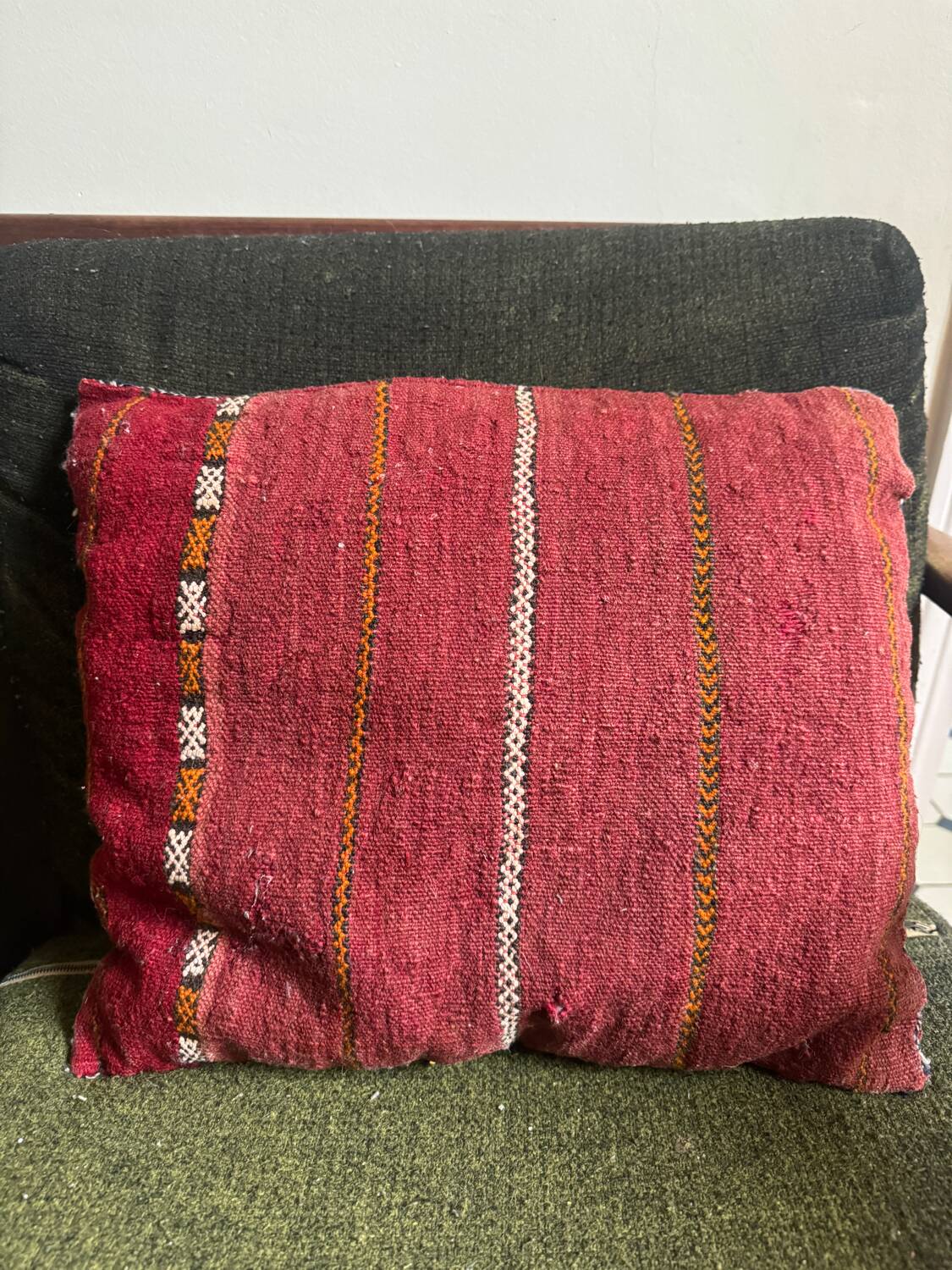 Old kilim cushion